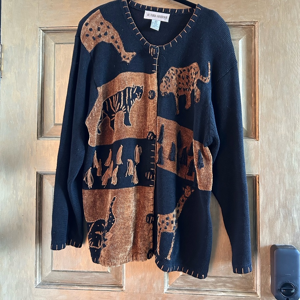 Vintage animal sweater‎